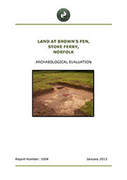 Browns Fen Stoke Ferry Report