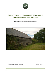 R1059 Charity Hall, Fowlmere Mon